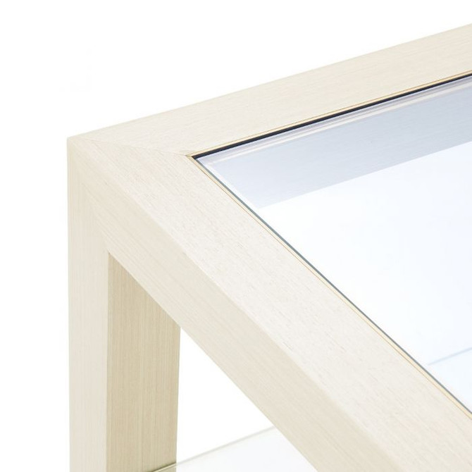 Gavin 1-Drawer Side Table, Blanched Oak