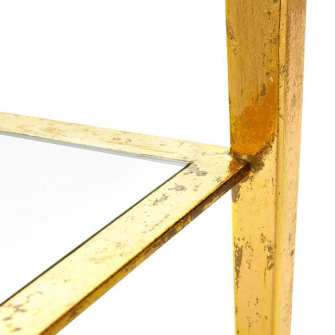 Kimberly Side Table - Gold Leaf