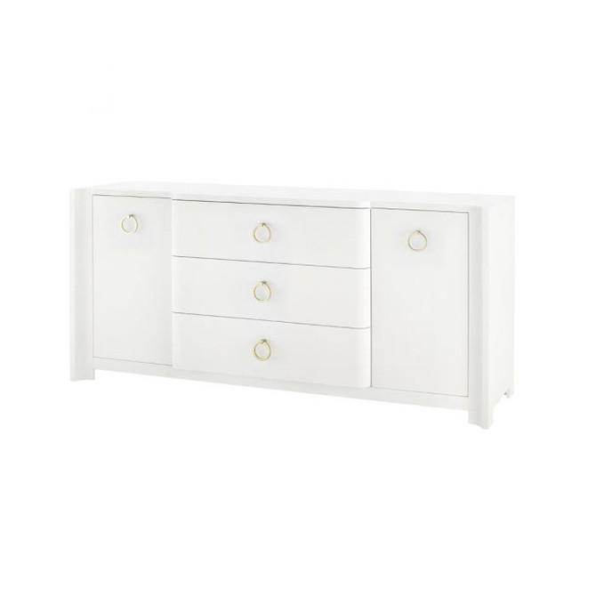 Audrey 3-Drawer & 2-Door Cabinet, Cream