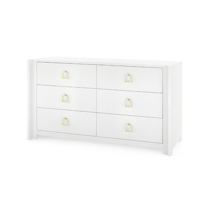 Audrey Extra Large 6-Drawer, Cream