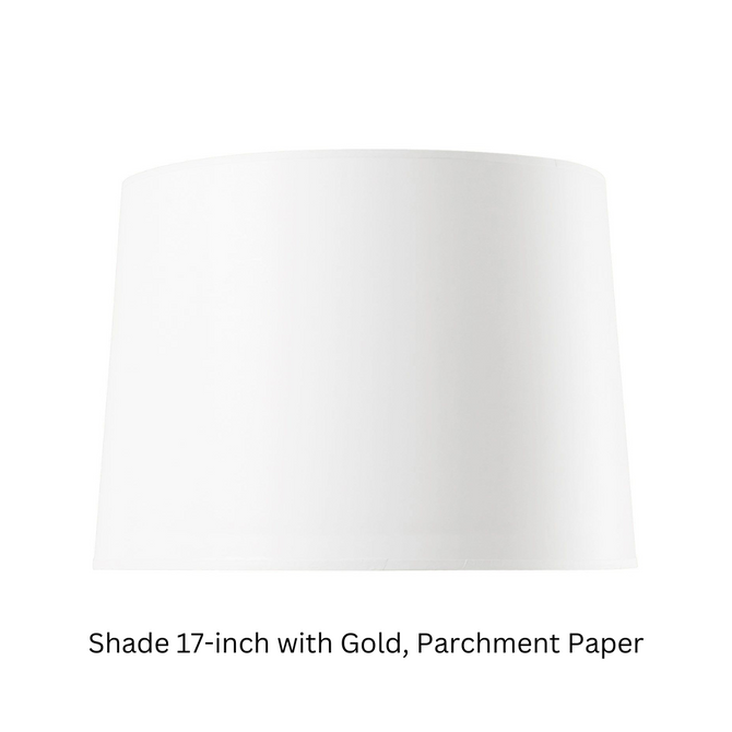 Shade 17-inch with Gold, Parchment Paper