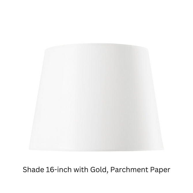 Shade 16-inch with Gold, Parchment Paper
