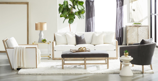 Essentials For Living - Manhattan Wood Trim Sofa Chair (6720-1.LPPRL/NG)
