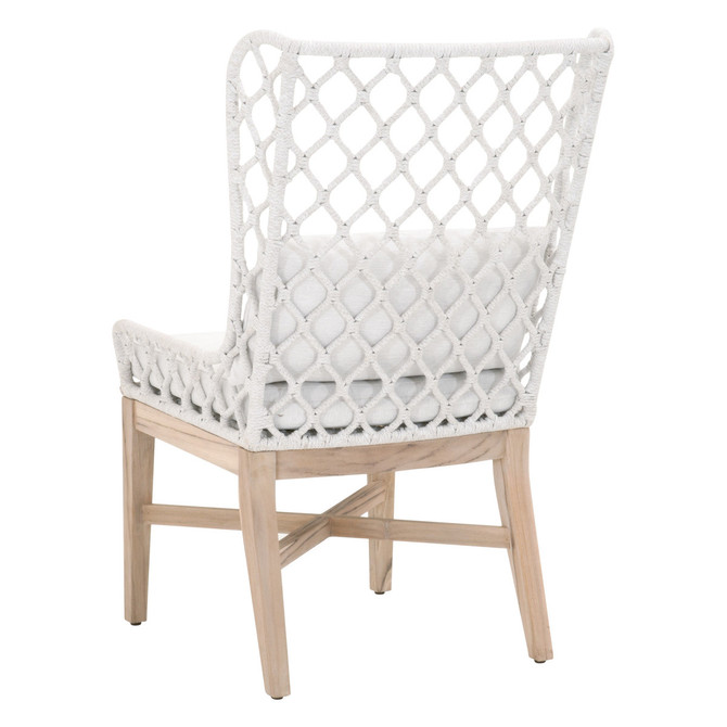 Essentials For Living - Lattis Outdoor Wing Chair (6804.WHT/WHT/GT)