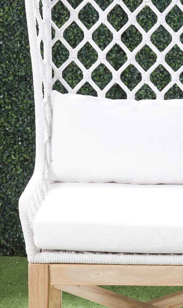 Essentials For Living - Lattis Outdoor Wing Chair (6804.WHT/WHT/GT)