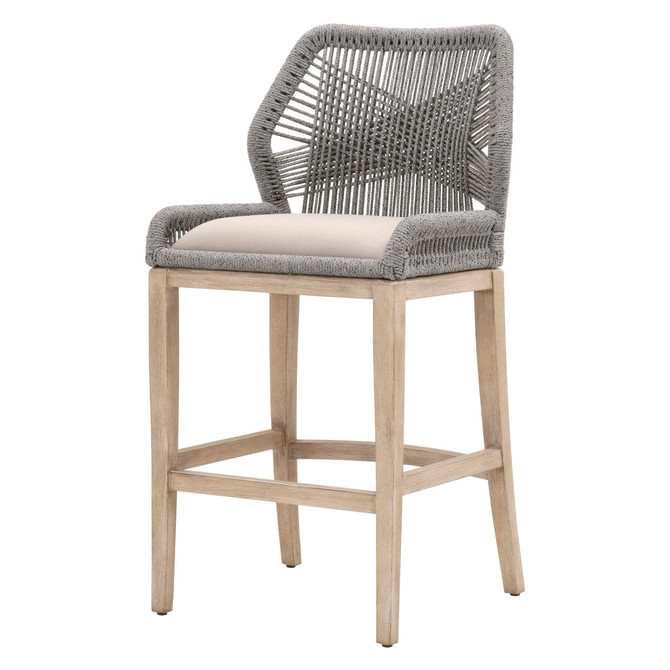 Essentials For Living - Loom Barstool in Light Gray (6808BS.PLA/LGRY/NG)
