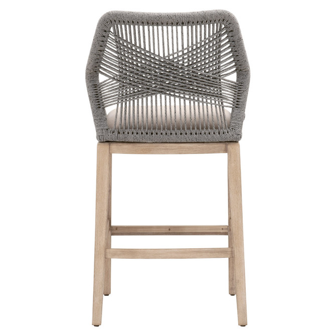 Essentials For Living - Loom Barstool in Light Gray (6808BS.PLA/LGRY/NG)