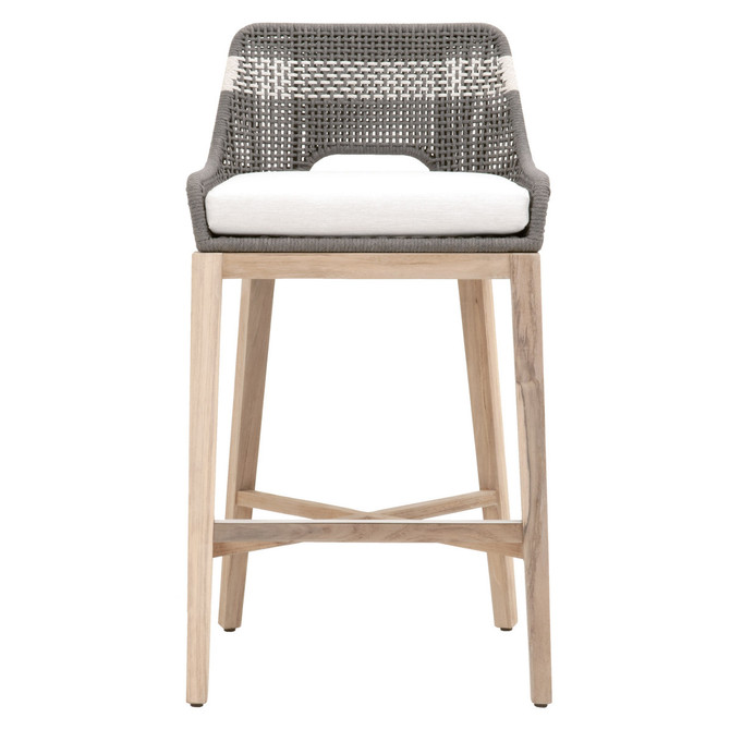 Essentials For Living - Tapestry Outdoor Barstool in Dove (6850BS.DOV/WHT/GT)