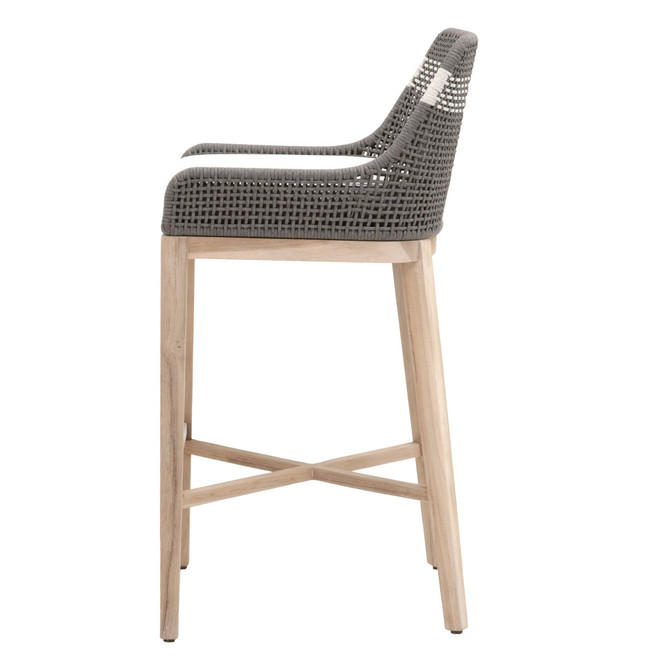 Essentials For Living - Tapestry Outdoor Barstool in Dove (6850BS.DOV/WHT/GT)