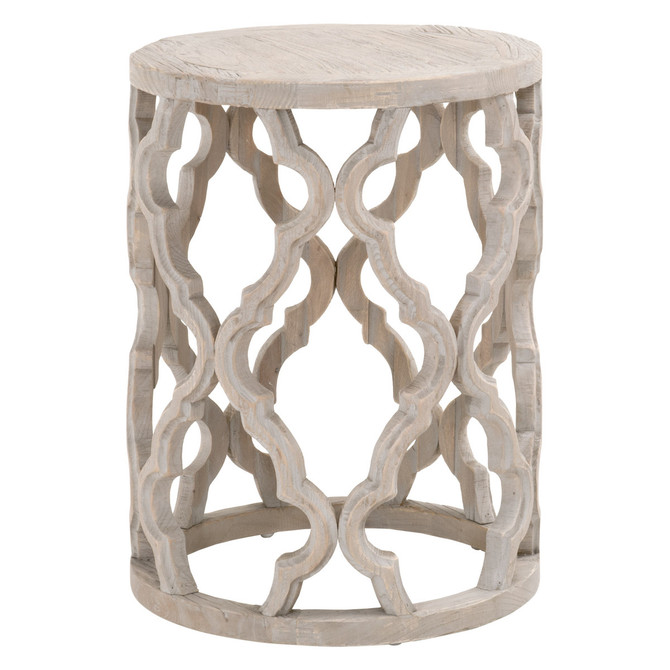 Essentials For Living - Clover End Table (8028.SGRY-ELM)