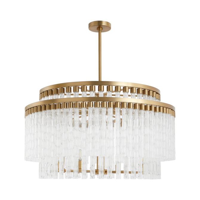 Cyan Design - Nobel 12-Light Chandelier - Aged Brass (11628)