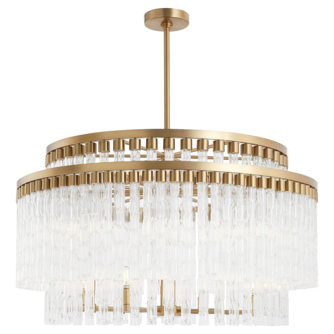 Cyan Design - Nobel 12-Light Chandelier - Aged Brass (11628)