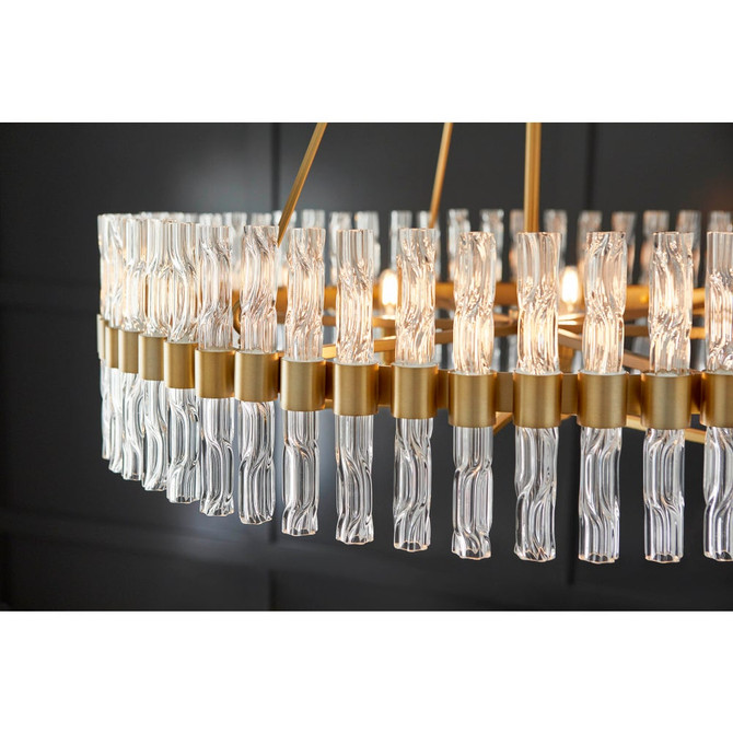 Cyan Design - Nobel 6-Light Chandelier - Aged Brass (11627)