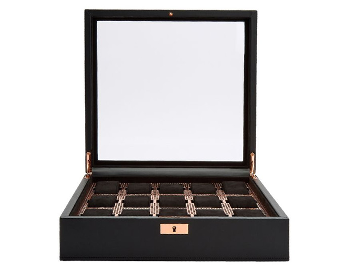 Wolf - Axis 15 Piece Watch Box in Copper (488316)