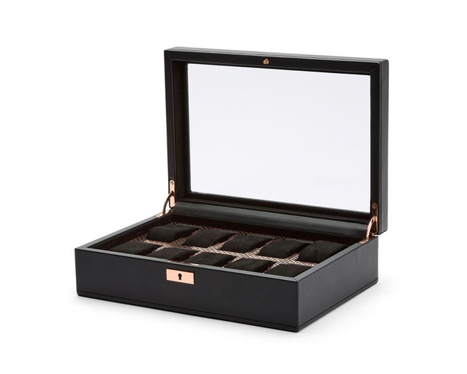 Wolf - Axis 10 Piece Watch Box in Copper (488116)