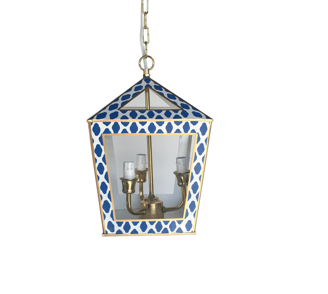 Dana Gibson - Tucker Lantern in Navy Parsi