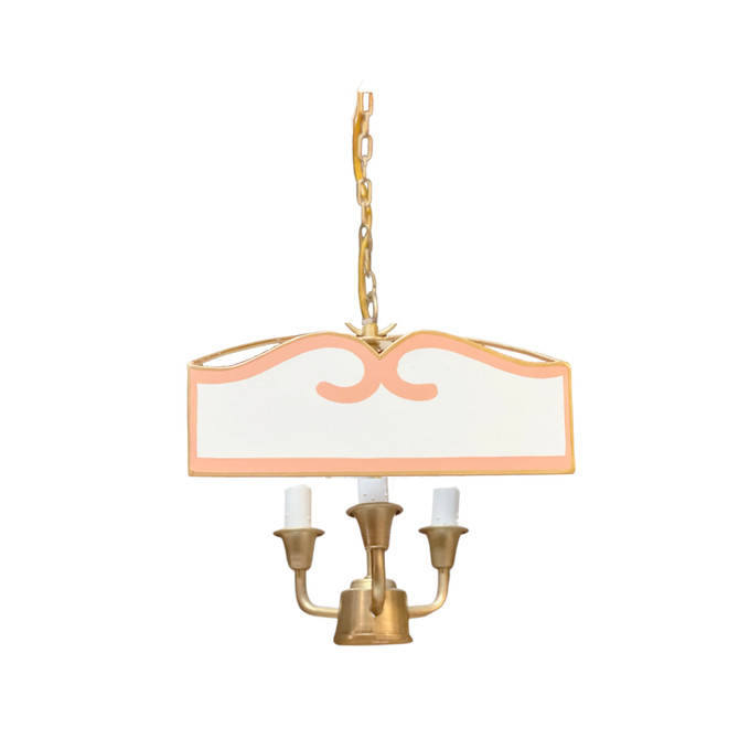 Dana Gibson - Perry Pendant in Coral 