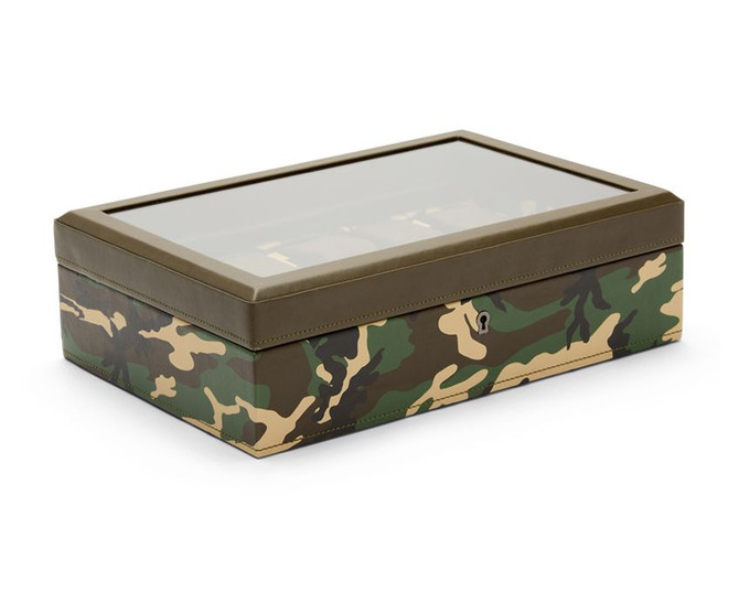 Wolf - Elements 10 Piece Watch Box in Earth (665430)