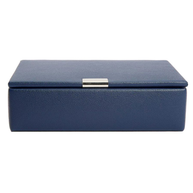 Wolf - Heritage 8 Piece Cufflink Box in Navy (290217)