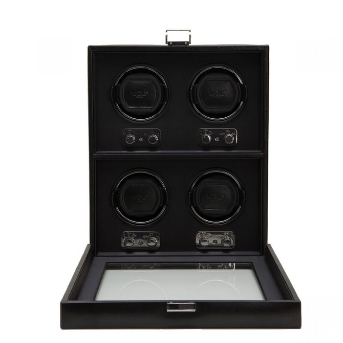 Wolf - Heritage 4 Piece winder in Black (270602)