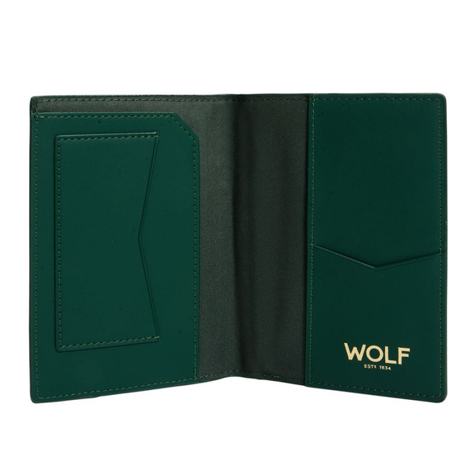 Wolf - Signature Passport Sleeve in Green (776630)