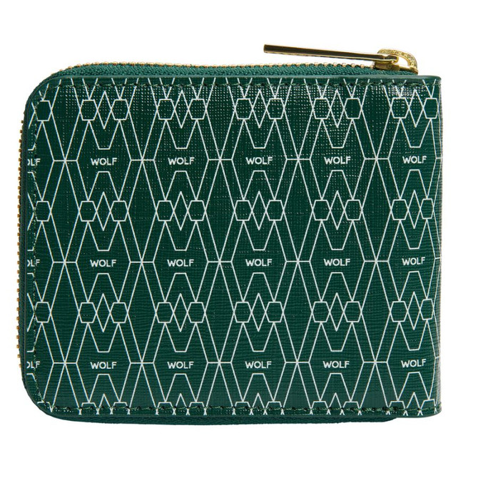 Wolf - Signature Zip Wallet in Green (776430)