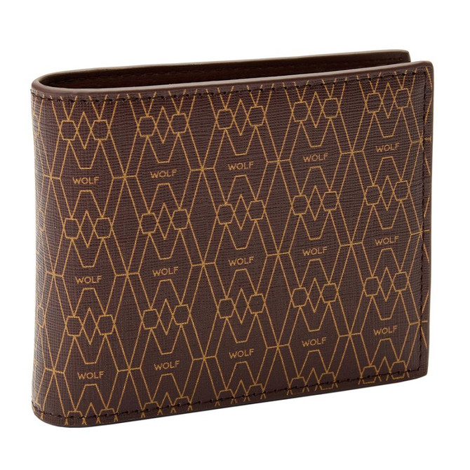 Wolf - Signature Billfold and Coin in Brown (776133)