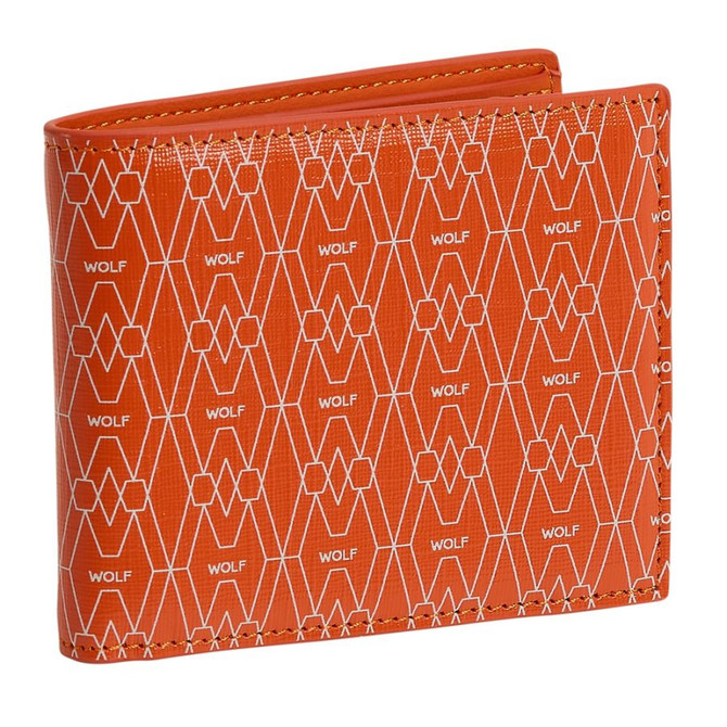 Wolf - Signature Billfold and Coin in Orange (776139)