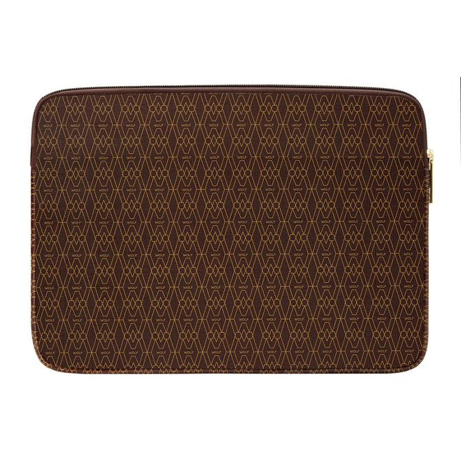 Wolf - Signature Laptop Zip Case in Brown (777333)