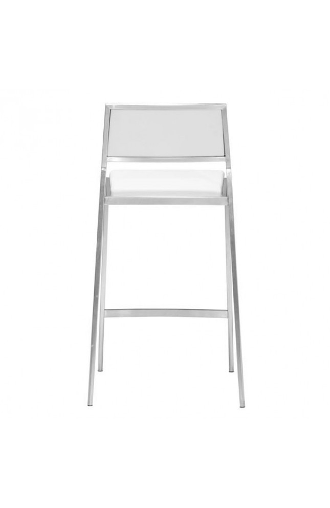 Zuo Modern Dolemite Counter Chair White