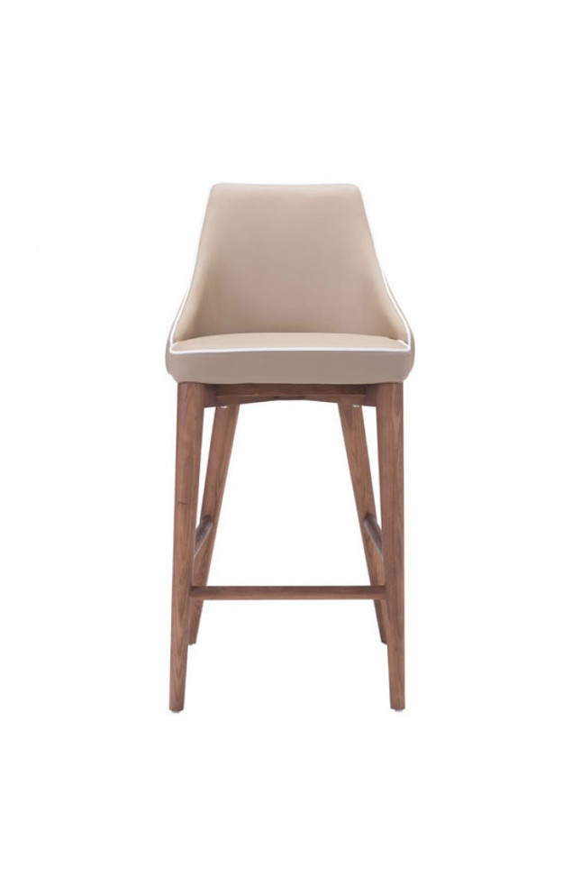 Zuo Modern Moor Counter Chair Chair Beige