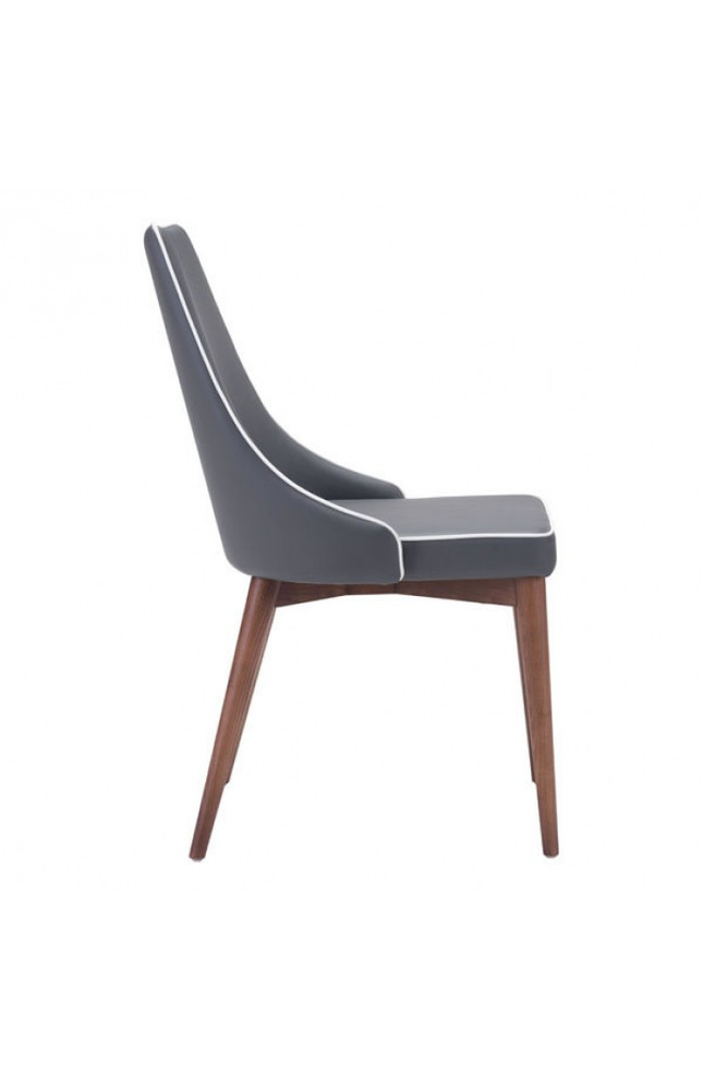 Zuo Modern Moor Dining Chair Dark Gray