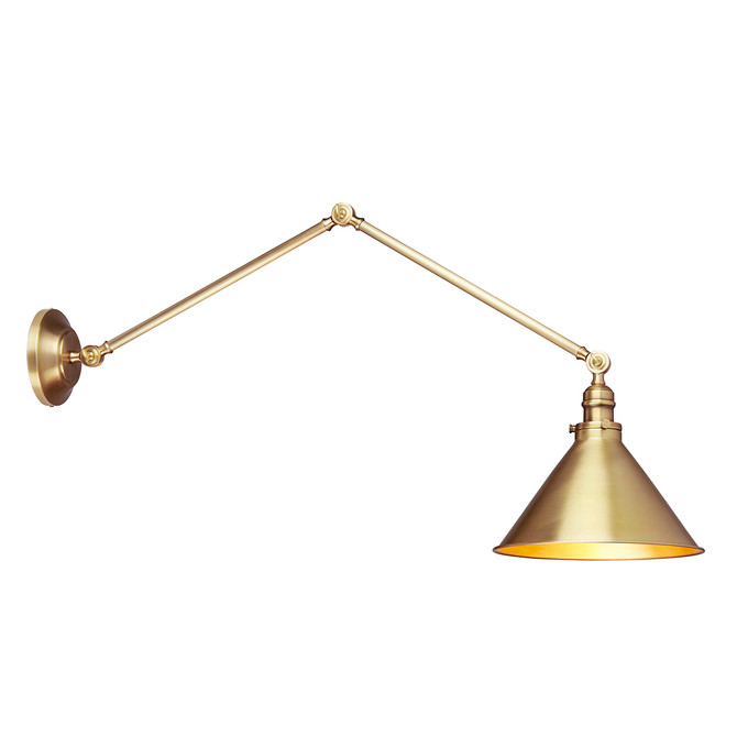 Provence 1 Light Wall Light/Pendant – Aged Brass