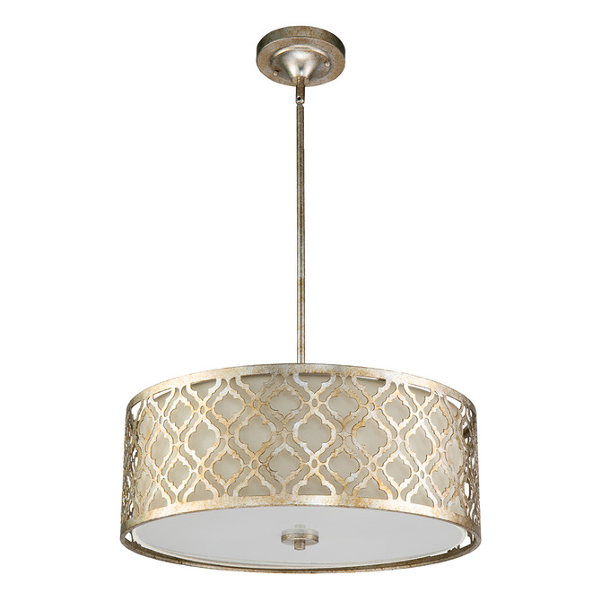 Gilded Nola - Arabella Pendant Large in Distressed Silver