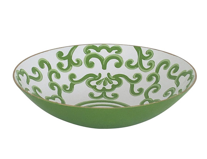 Dana Gibson Green Sultan Bowl, Large