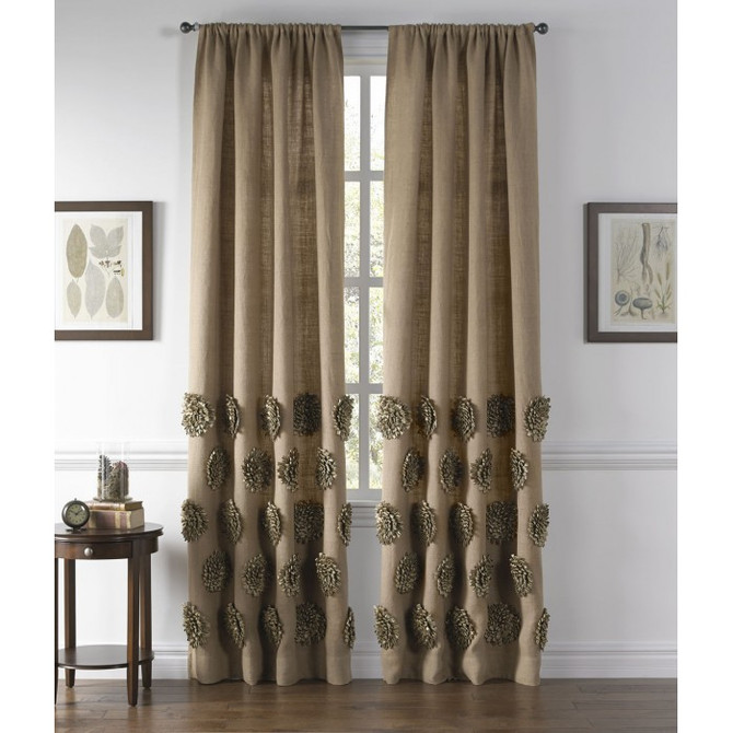 Cloud9 Design Coimbra Curtain Panel CD3APNM-GD