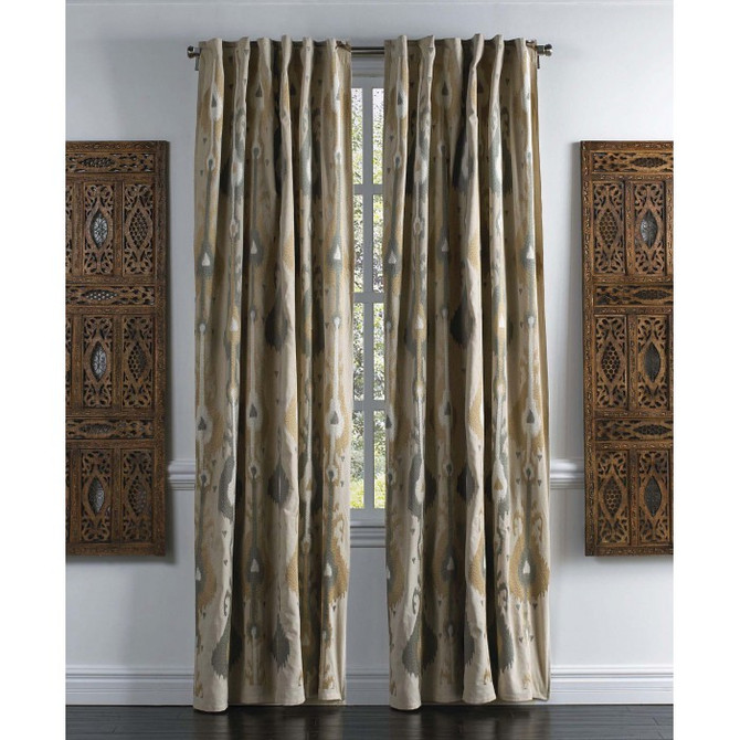 Cloud9 Design Mendoza Curtain Panel MENDOZAPN-GY