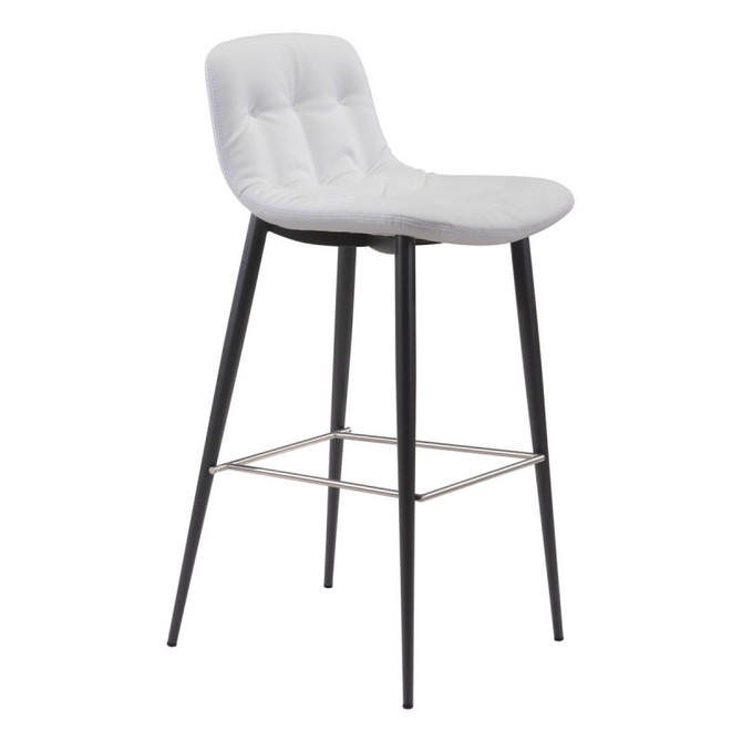 Zuo Modern Tangiers Bar Chair White