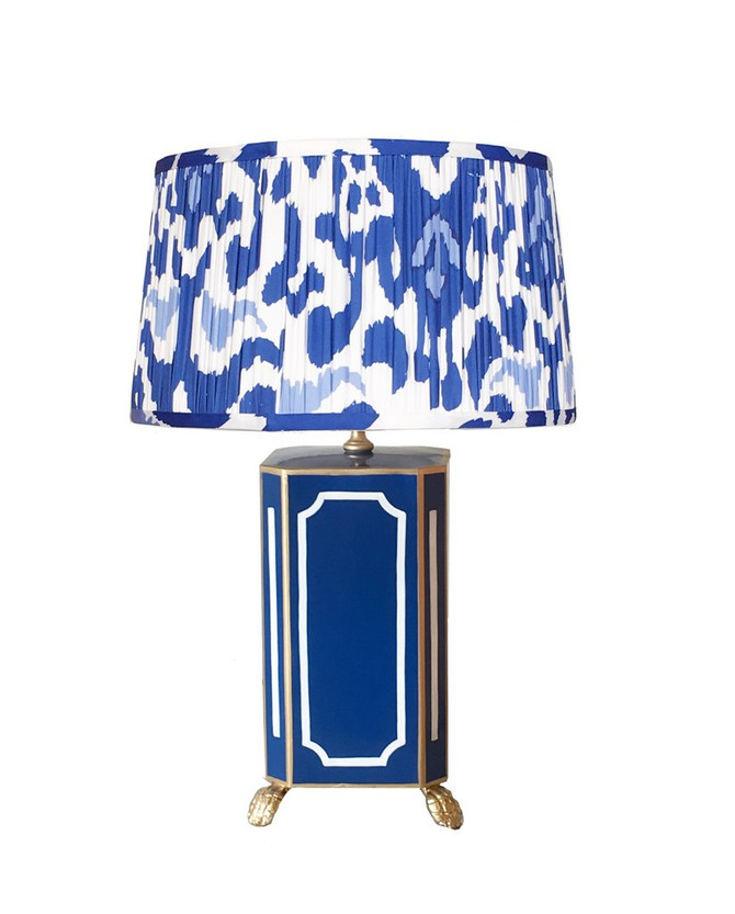 Dana Gibson - Devon in Navy Lamp