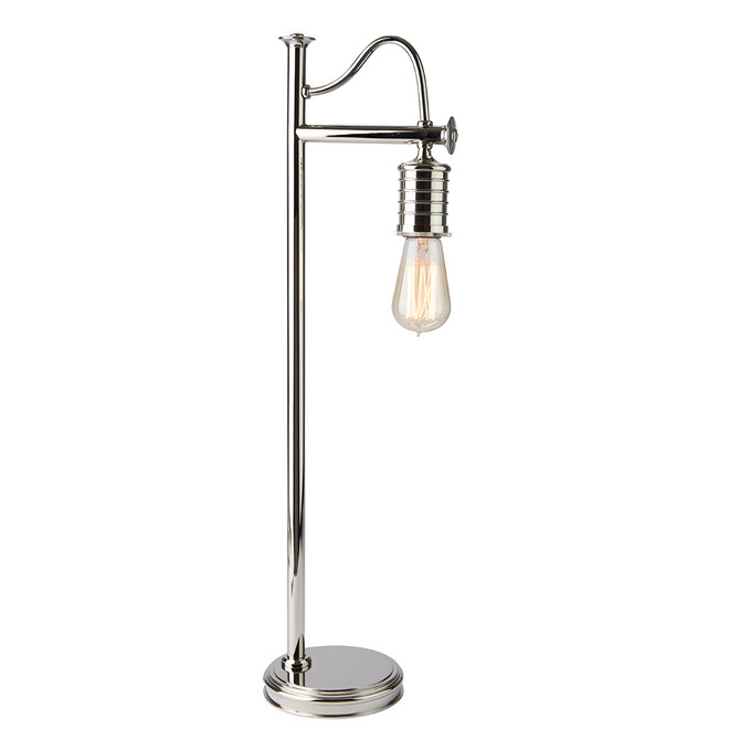 Douille 1 Light Table Lamp – Polished Nickel