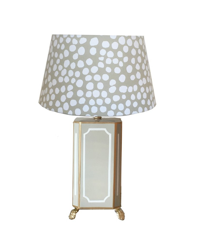 Devon Lamp in Grey with Grey Thumb Shade