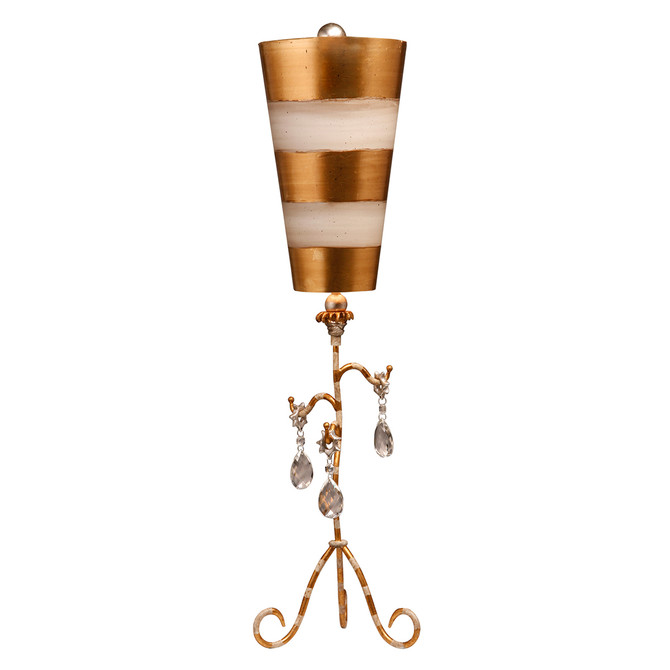 Flambeau Tivoli Gold Table Lamp