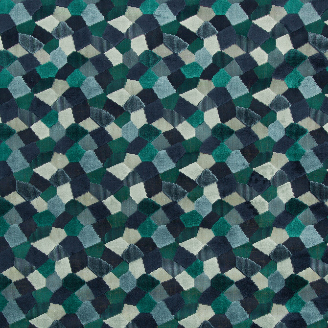 34783.535.0 Modern Mosaic in Peacock