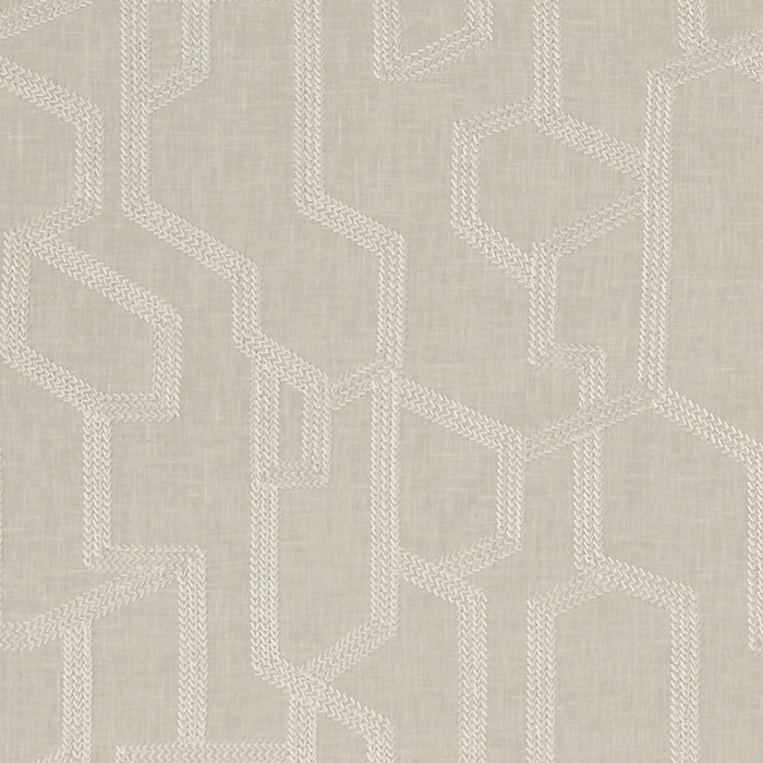 F1300/03.Cac.0 Labyrinth in Linen By Clarke & Clarke
