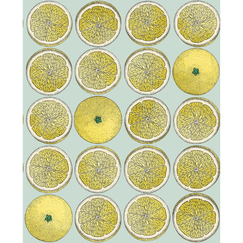 Arance - Lemon/Seafoam By Cole & Son
