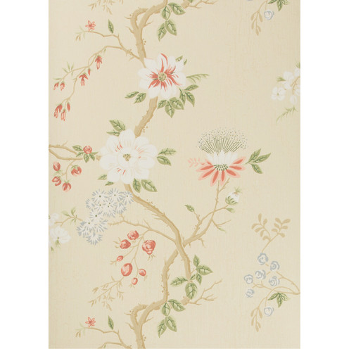 Camellia - Coral/Sage/Butterc By Cole & Son