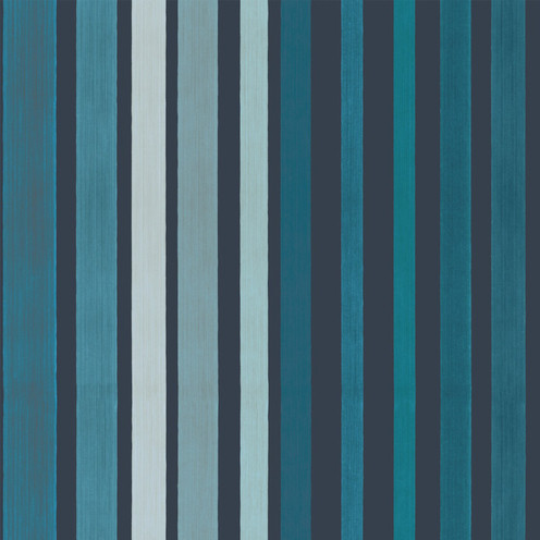 Carousel Stripe - Blue By Cole & Son