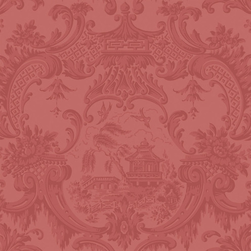 Chippendale China - Red By Cole & Son