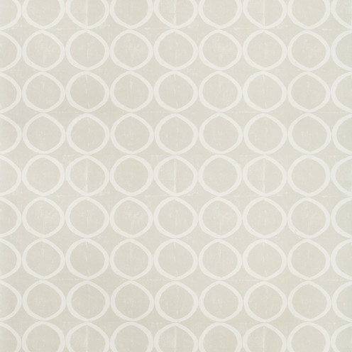 Circles Wallpaper - Pale Taupe By Lee Jofa