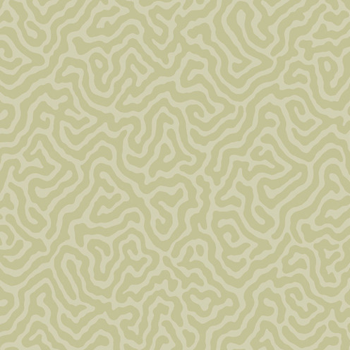 Coral - Old Olive By Cole & Son